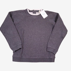 BONTON 12 ans sweat gris col dentelle