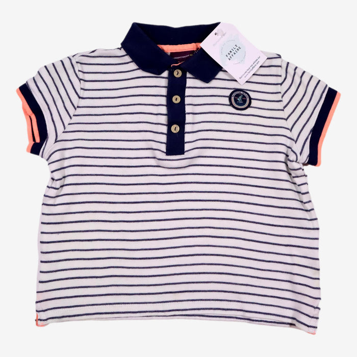 SERGENT MAJOR 3 ans tee shirt polo rayures bleu