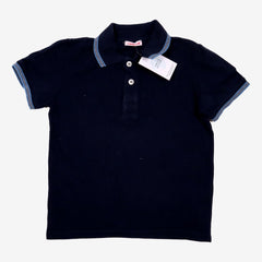 CACHAREL 6 ans tee shirt polo bleu marine