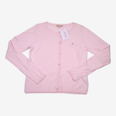 BONPOINT 12 ans gilet rose coton