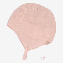 BONPOINT T2 bonnet en cachemire rose pâle