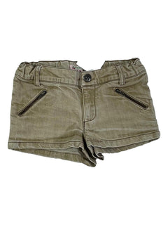 BONPOINT 8 ans short vert kaki clair en jean