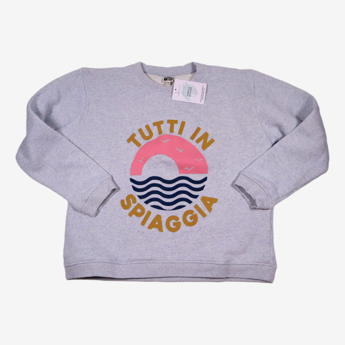 BONTON 12 ans Sweat Tutti In Spiaggia gris