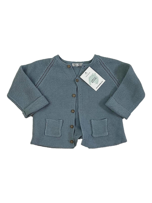 MARTIN ARANDA 2 ans gilet bleu maille