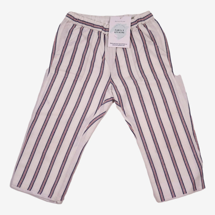 BONPOINT 2 ans pantalon blanc à rayures