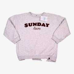 H&M 8 ans Sweat gris Sunday Love