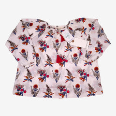 FRAGONARD 8 ans blouse à grosses fleurs