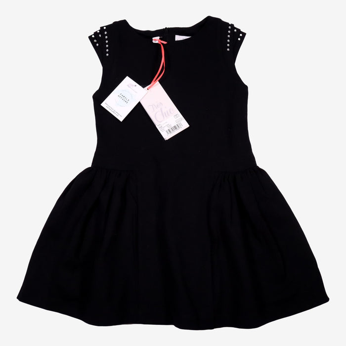 MARÈSE 5 ans Robe noire coton épaulettes