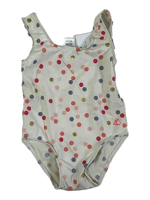 PETIT BATEAU 12 mois maillot de bain 1P pois couleurs