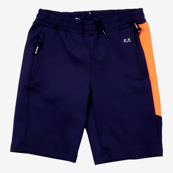 NIK&NIK 8 ans Short de sport bleu à bande orange