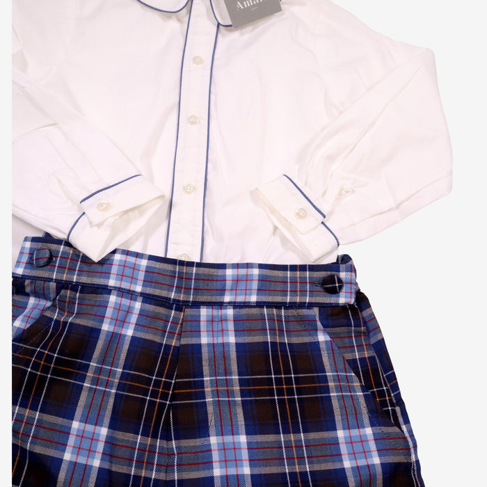 AMAIA outlet 18m/3/4/5/6 ans ensemble tartan