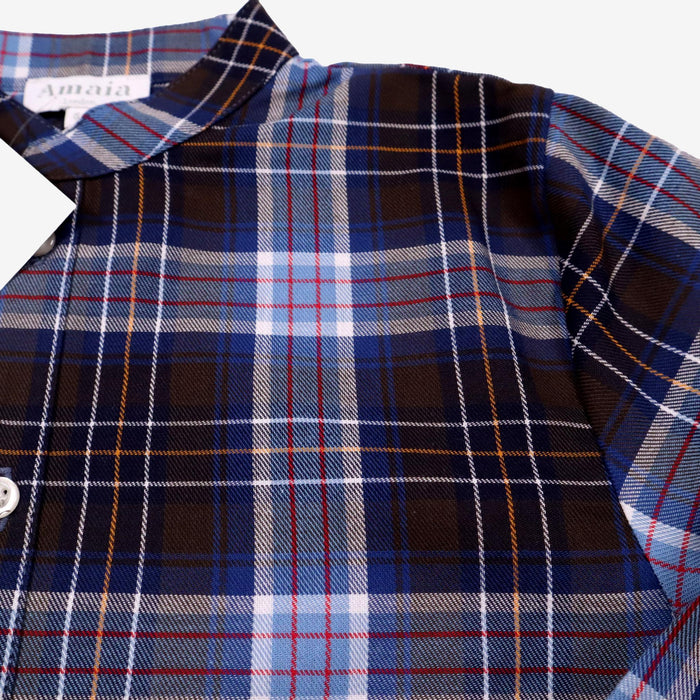 AMAIA outlet 5 et 6 nans chemise blue tartan