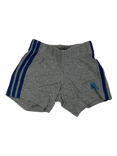 ADIDAS 6 mois short gris 3 bandes bleues