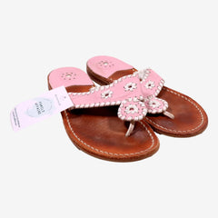 JACK ROGERS P35 sandales tong rose