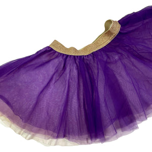 PETIT BATEAU 6 ans jupe jupon tulle violet