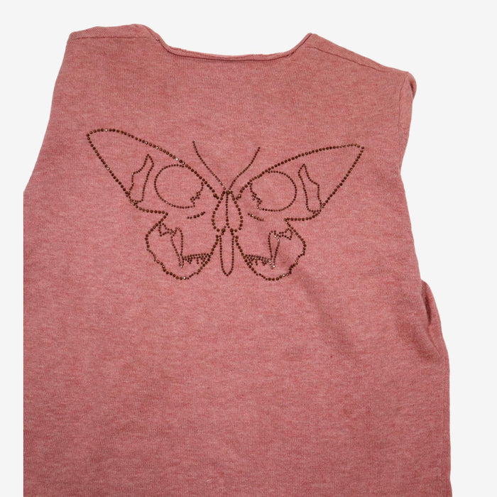 ZADIG & VOLTAIRE 14 ans Pull rose motif papillon