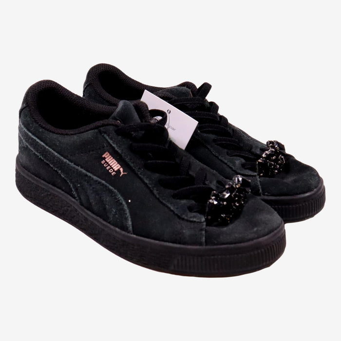 PUMA P32 Baskets noir suede strass