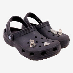 CROCS 32/33 Sandales noires avec pins