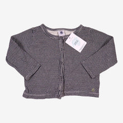 PETIT BATEAU 4 ans gilet a rayures bleu