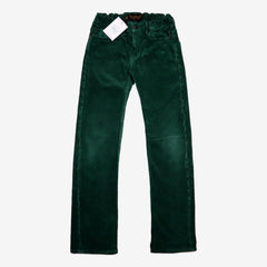 FINGER IN THE NOSE 8 ans pantalon en velours vert