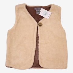 MILK ON TH ROCK 8 ans gilet fausse fourrure et velours