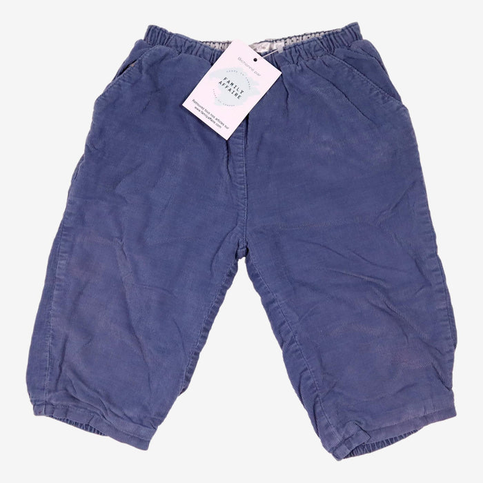 BOUTCHOU 12 mois pantalon en velours bleu