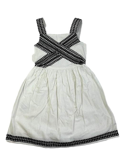 MANGO 7 ans robe a bretelle broderies noires