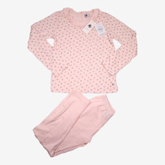 PETIT BATEAU NEUF 10 ans pyjama rose a fleurs