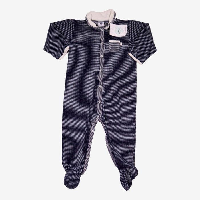 PETIT BATEAU 18 mois pyjama carreaux col marin