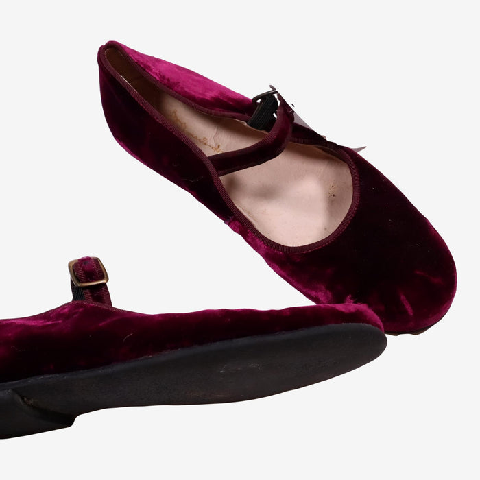 MARIE CHANTAL 34 babies velours bordeaux