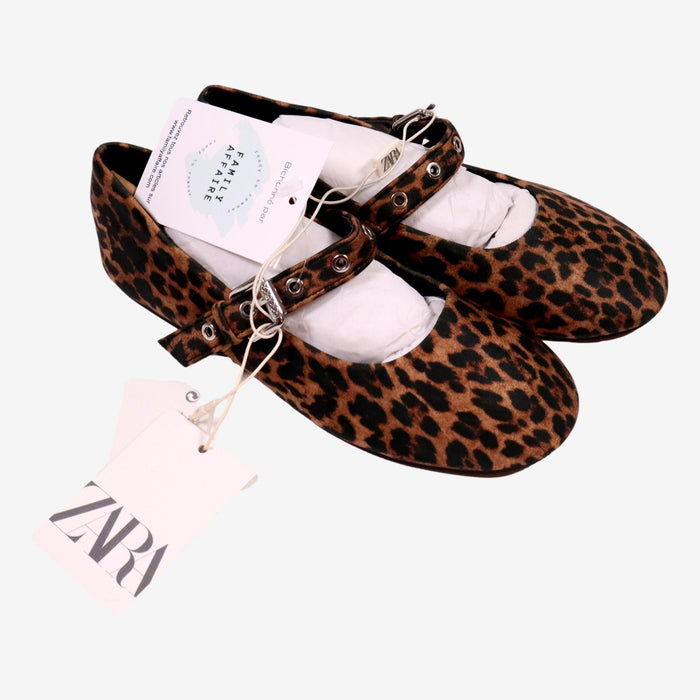 ZARA P31 chaussures ballerines imprimé animal