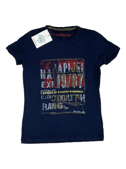 NAPAPIJRI 6 ans tee shirt bleu 1987