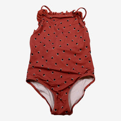 ZARA 6/7 ans maillot marron pois