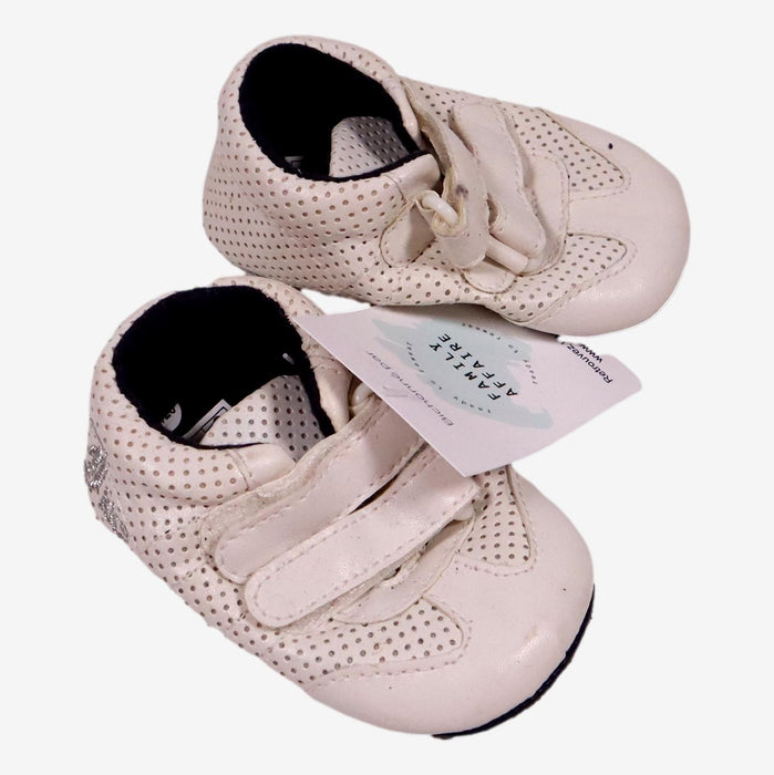 IKKS P20 baskets chaussons blanc scratch