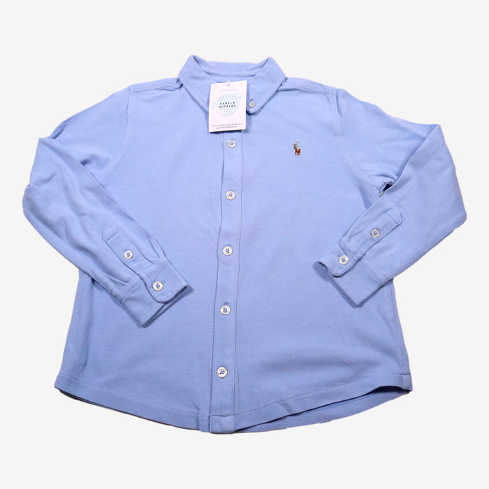 RALPH LAUREN 6 ans chemise polo bleu