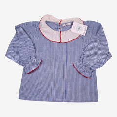 MONOPRIX 5 ans Blouse rayures bleues