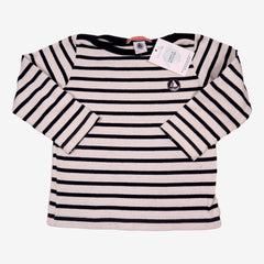 PETIT BATEAU 4 ans Teeshirt épais marinière