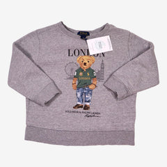 RALPH LAUREN 3 ans Sweat gris nounours London