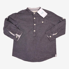 ZARA 5 ans chemise gris noir a petits carreaux