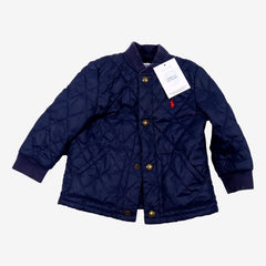 RALPH LAUREN 18 mois Manteau matelassé bleu marine