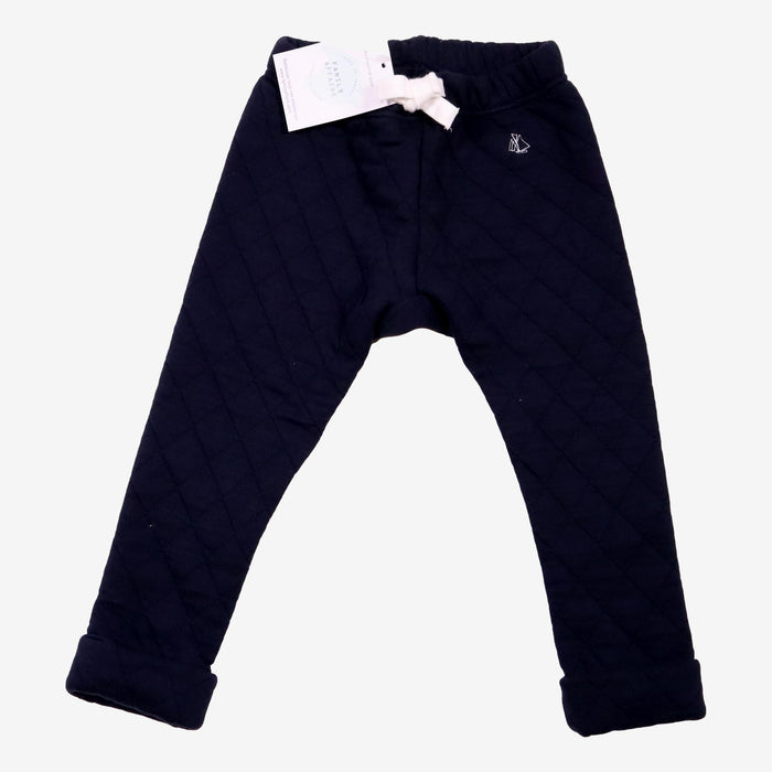 PETIT BATEAU 18 mois Jogging matelassé bleu marine