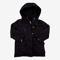 BONPOINT 4 ans manteau noir capuche