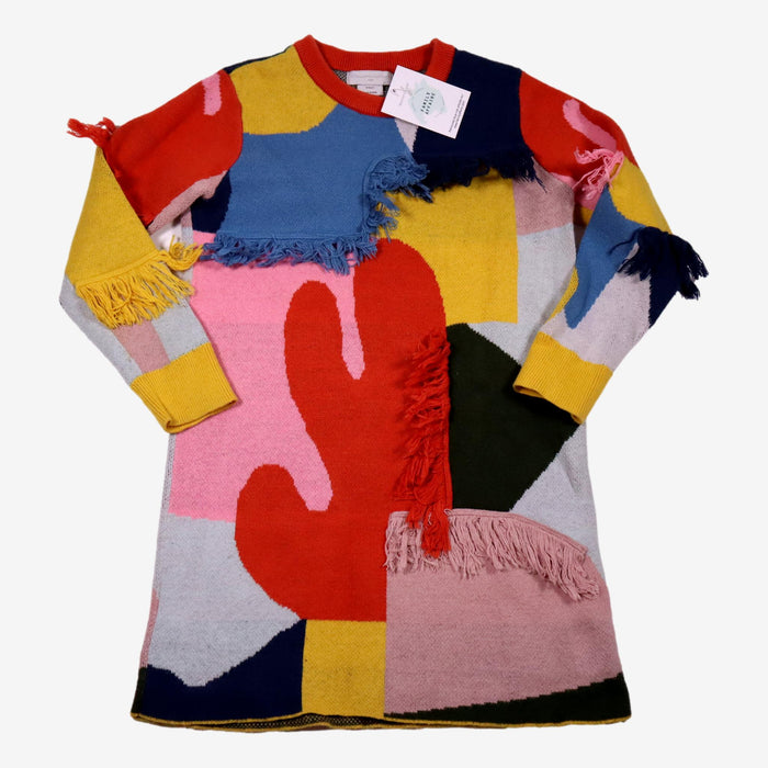 STELLA MCCARTNEY 8 ans Robe pull en maille patchwork