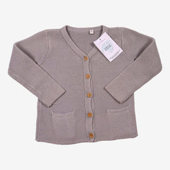 Gilet en maille gris 4 ans