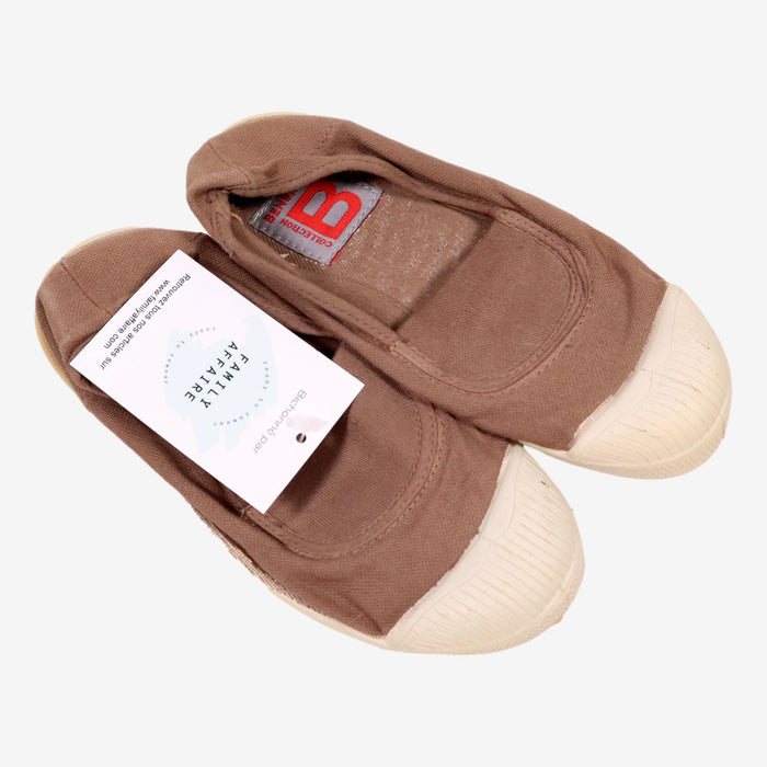 BENSIMON P30 baskets en toile marron