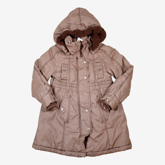 SERGENT MAJOR 8 ans manteau marron capuche