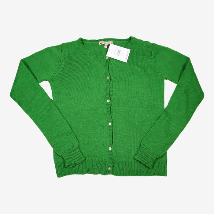 BONPOINT 12 ans gilet vert laine