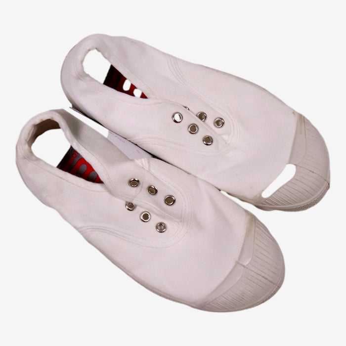 BENSIMON 29 chaussures blanches en tissue