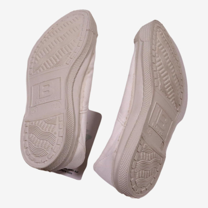 BENSIMON 29 chaussures blanches en tissue