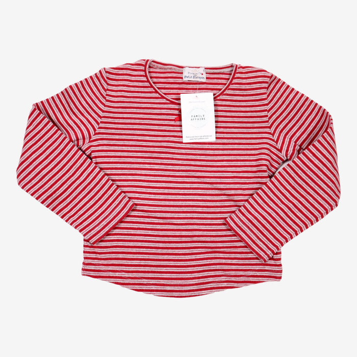 PIXIE & CIE  6 ans tee shirt rayures rouge